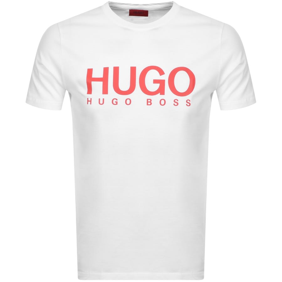 Alternative Image for ProductHUGO Dolive Crew Neck T Shirt White1